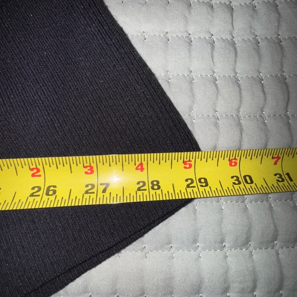 Theory Black Women's mini Skirt. Stretchy sweater braided stripe Size small NWOT - Picture 12 of 12